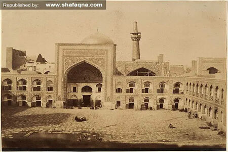 مشهد مقدس و حرم رضوی در ۱۶۰ سال پیش/ تصاویر