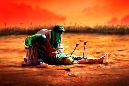 کلیپی تاثیرگذار از لحظه وداع علی اکبر(ع) با امام حسین(ع)