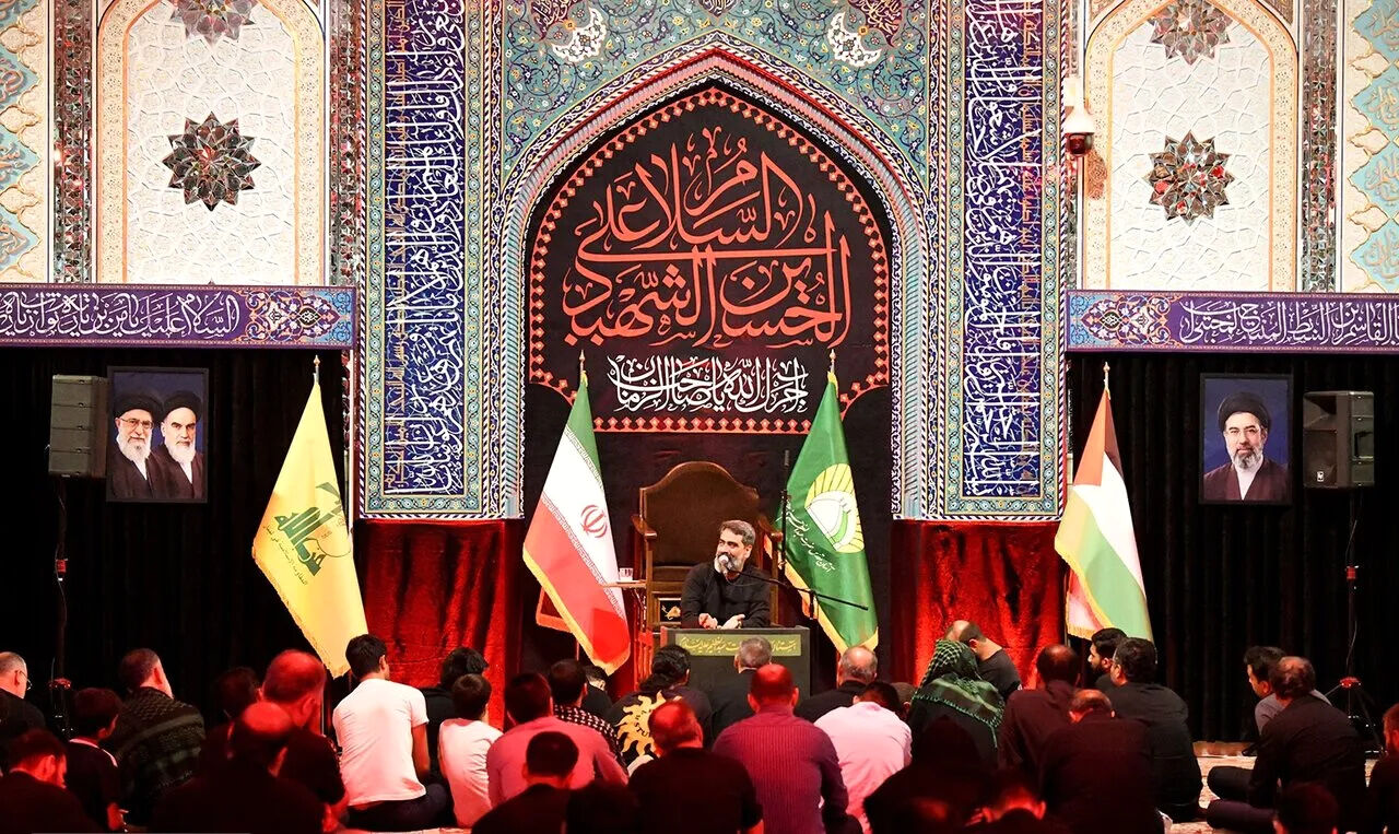 مراسم عزاداری دهه سوم ماه محرم در حرم حضرت عبدالعظیم(ع)